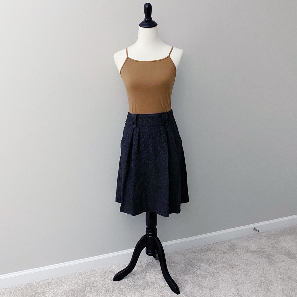 United Colors of Benetton Button Detail Skirt w/ Pockets